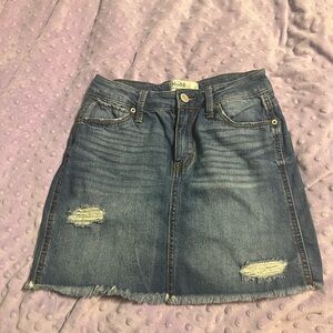 Mudd y2k Denim Blue Skirt